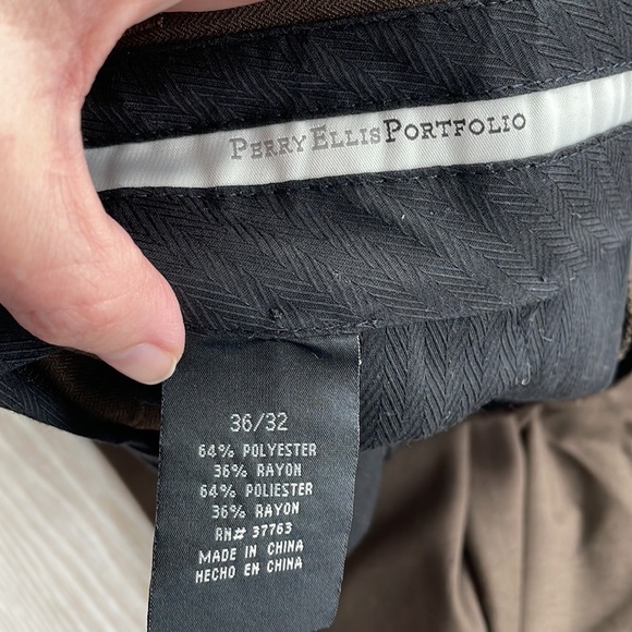 Perry Ellis Portfolio Dress Pants 36 x 32 - Picture 4 of 5